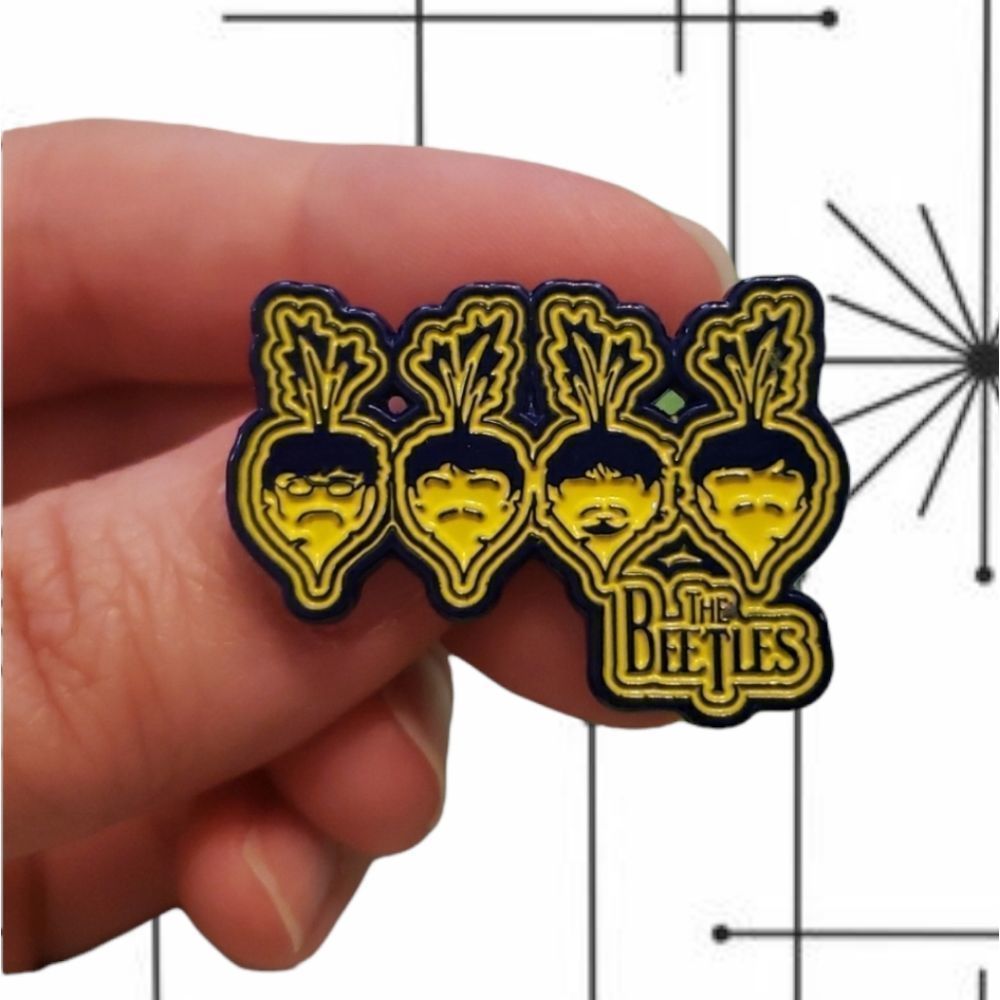 🎸Beetles enamel pin